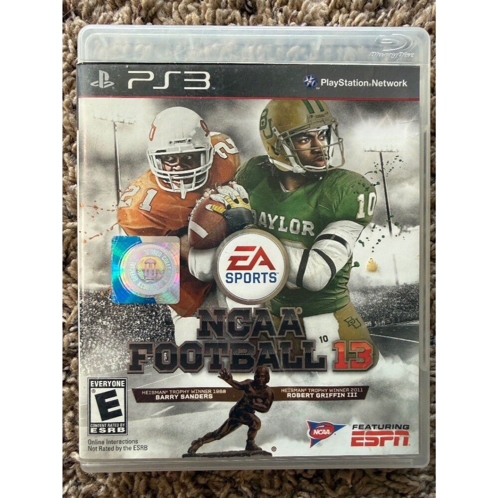 EA SPORTS NCAA Football 13 PlayStation 3 2012 PS3 Game Disc & Case